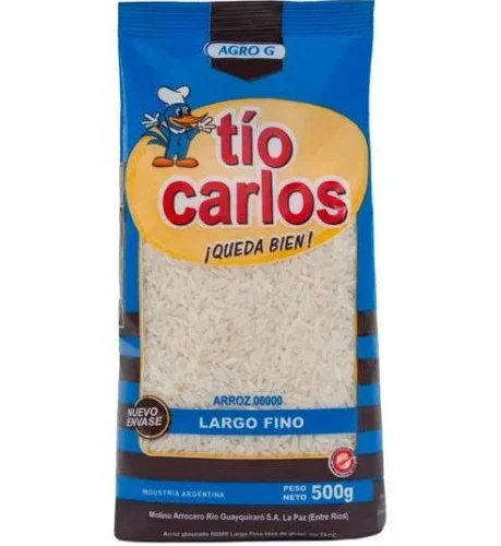 ARROZ TIO CARLOS AZUL X 500 GR