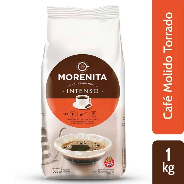 CAFE LA MORENITA TORRADO X 1 KG INTENSO