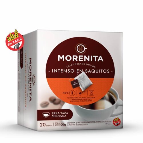 CAFE LA MORENITA X 20 SAQ INTENSO