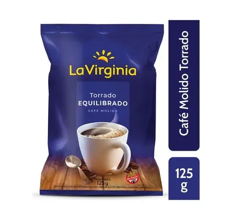 CAFE LA VIRGINIA TORRADO X 125 G EQUILIBRADO
