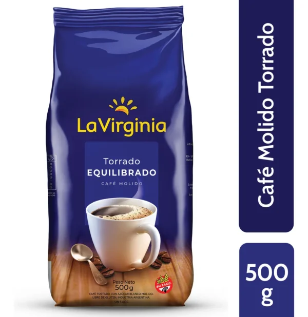 CAFE LA VIRGINIA TORRADO X 500 G EQUILIBRADO