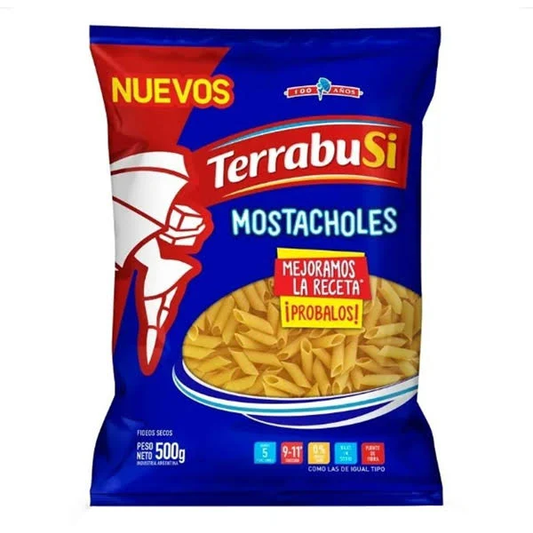 FIDEOS TERRABUSI MOSTACHOL X 500 G