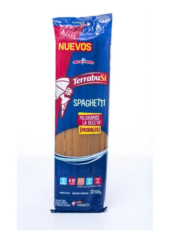 FIDEOS TERRABUSI SPAGUETTI X 500 GR