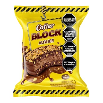 ALFAJOR COFLER BLOCK X 40 GR
