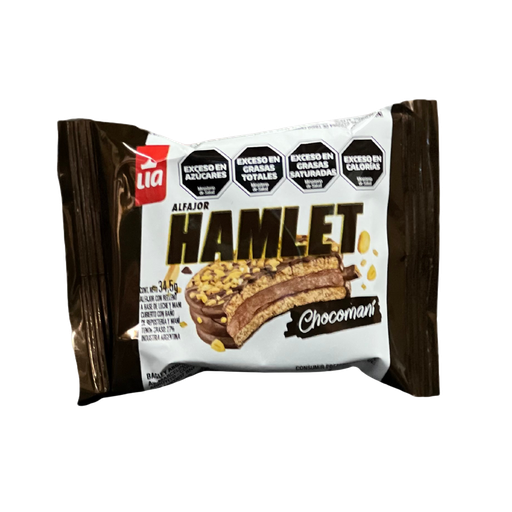 ALFAJOR HAMLET CHOCOMANI X 34.5 GR