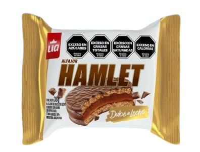 ALFAJOR HAMLET DULCE D/LECHE X 36 GR