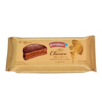 ALFAJOR TERRABUSI CLASICO X 6 UN.