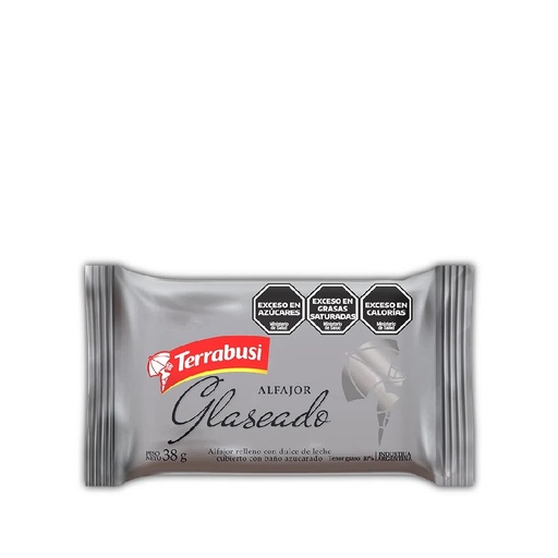 ALFAJOR TERRABUSI GLASEADO X 38 GR SIMPLE