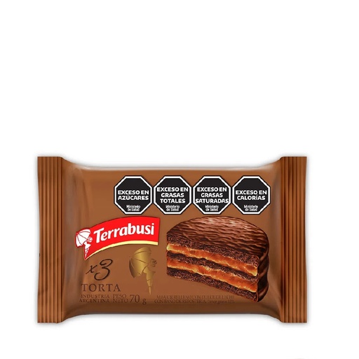 ALFAJOR TERRABUSI TORTA X 70 GR TRIPLE