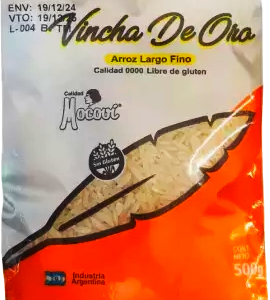 ARROZ VINCHA DE ORO X 1 KG