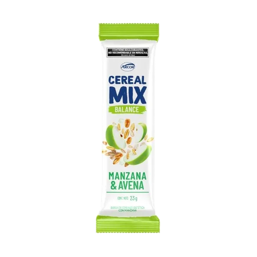 BARRA CEREAL MIX X UNIDAD MANZANA & AVENA