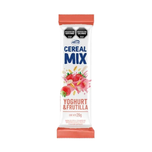 BARRA CEREAL MIX X UNIDAD YOGURT & FRUTILLA