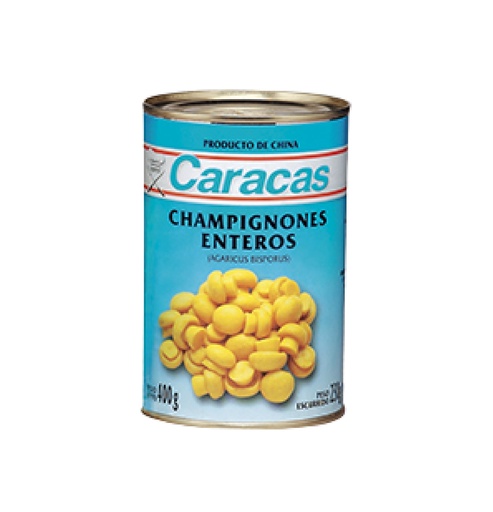 CHAMPIÑONES CARACAS ENTERO X 400 GR