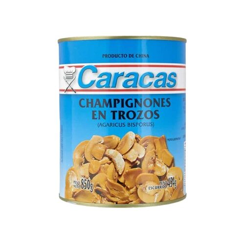 CHAMPIÑONES CARACAS TROZO X 850 GR