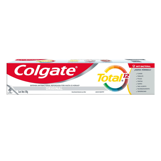 CREMA DENTAL COLGATE X 180 G TOTAL 12 ORIGINAL