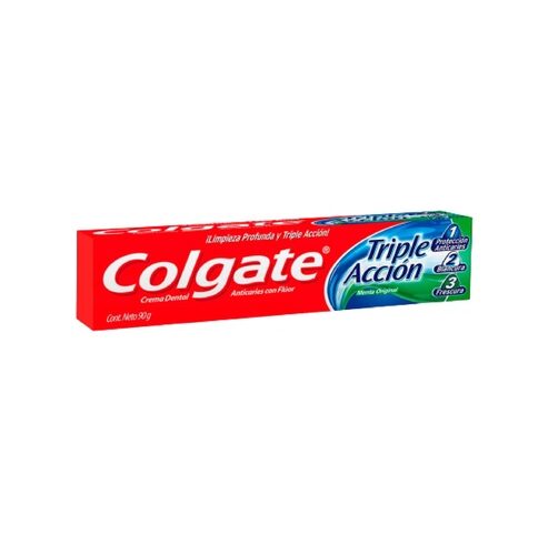 CREMA DENTAL COLGATE X 90 G TRIPLE ACCION MENTA