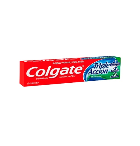 CREMA DENTAL COLGATE X 90 G TRIPLE ACCION MENTA