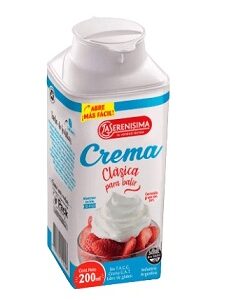 CREMA LA SERENISIMA X 200 ML CLASICA P/BATIR