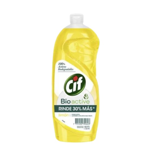 DETERGENTE CIF X 750 ML LIMON BOTELLA