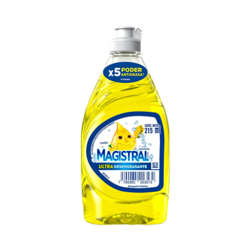 DETERGENTE MAGISTRAL X 225 ML ULTRA LIMON