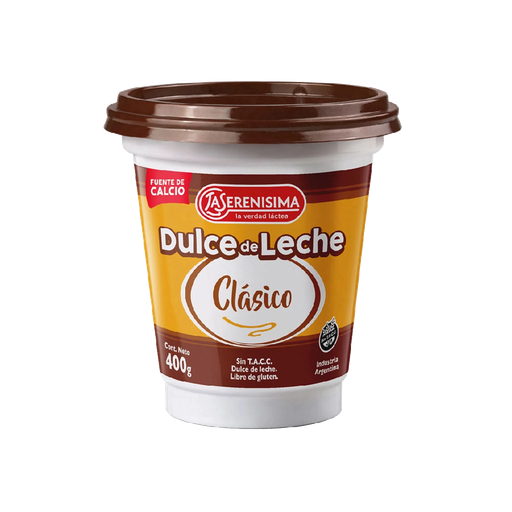 DULCE DE LECHE SERENISIMA X 400 G CLASICO