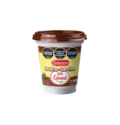 DULCE DE LECHE SERENISIMA X 400 G COLONIAL