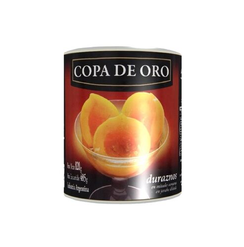 DURAZNO COPA DE ORO EN MITADES 820 X GR