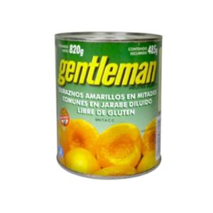 DURAZNO GENTLEMAN MITAD X 820 GR