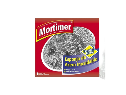 ESPONJA MORTIMER PLATEADA