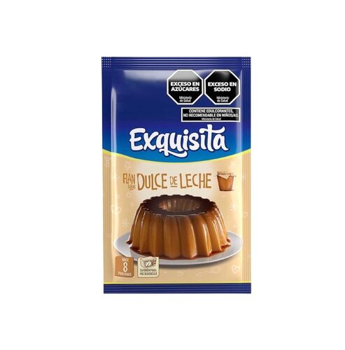 FLAN EXQUISITA X 40 GR DULCE DE LECHE