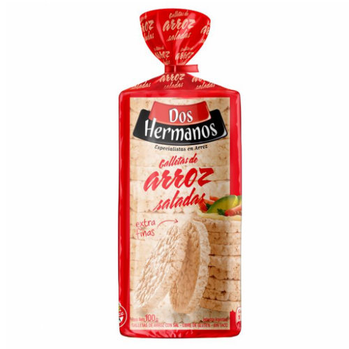 GALLETA FINA DOS HERMANOS C/SAL X 100 GR