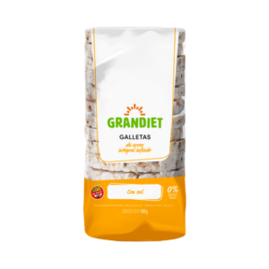 GALLETAS DE ARROZ GRANDIET X 100 G INTEGRAL C/SAL