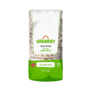 GALLETAS DE ARROZ GRANDIET X 100 G S/SAL