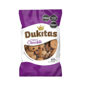 GALLETAS DUKITAS X 400 GR CHIPS CHOCOLATE