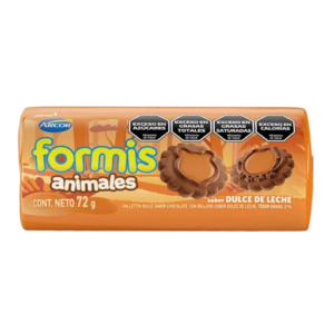 GALLETAS FORMIS X 72 G DULCE DE LECHE