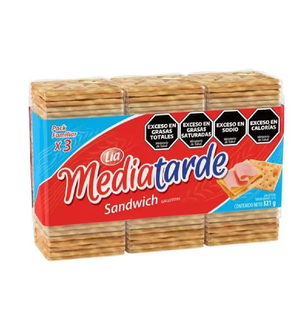 GALLETAS MEDIA TARDE X 321 G SANDWICH TRIPACK
