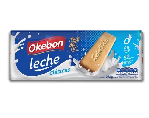 GALLETAS OKEBON X 273 G LECHE CLASICAS
