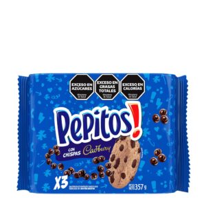 GALLETAS PEPITOS X 357 G TRIPACK