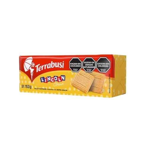 GALLETAS TERRABUSI X 153 G LINCOLN CLASICAS
