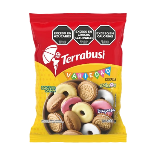 GALLETAS TERRABUSI X 300 G VARIEDAD DORADA