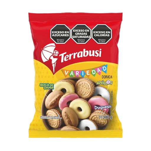 GALLETAS TERRABUSI X 300 G VARIEDAD DORADA