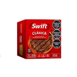 HAMBURGUESA SWIFT CLASICA 4 UN.320 GR