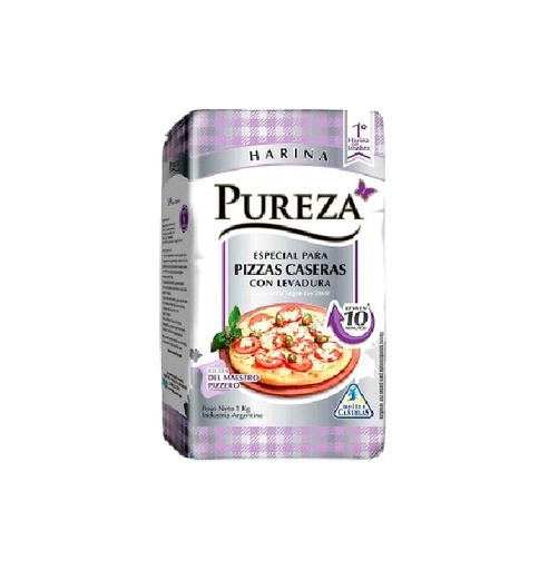 HARINA PUREZA P/PIZZA C/LEVADURA X 1 KG