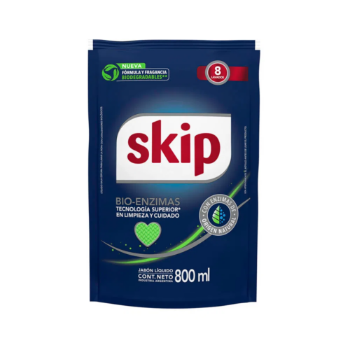 JABON LIQ. SKIP X 800 ML BIO ENZIMAS DOYPACK