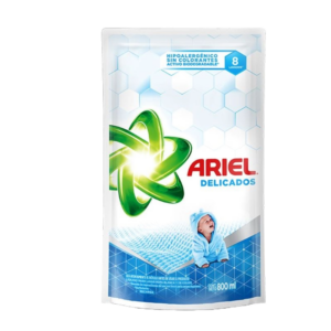 JABON LIQUIDO ARIEL X 800 ML DELICADOS DOYPACK