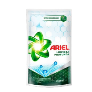 JABON LIQUIDO ARIEL X 800 ML LIMP PROFUNDA DOYP