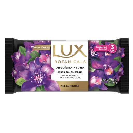 JABON LUX 3 X 120 GR ORQUIDEA NEGRA
