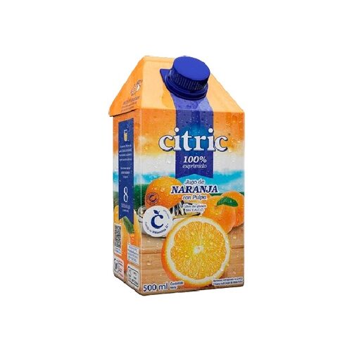 JUGO CITRIC X 500 CC NARANJA