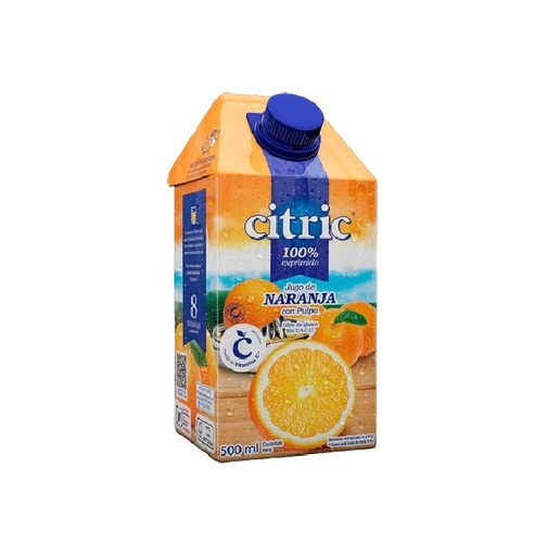 JUGO CITRIC X 500 CC NARANJA
