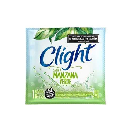 JUGO CLIGHT MANZANA VERDE X 20 SOB